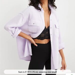 Aerie | Waffle Knit Lumberjane Shirt